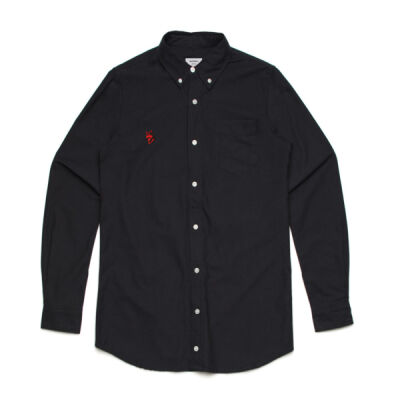 SLIM FIT BLACK POPLIN  Thumbnail